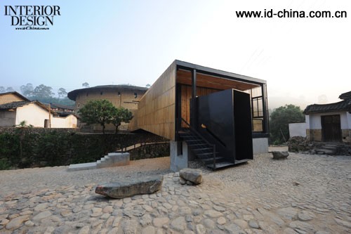 中國福建省下石村橋上書屋2