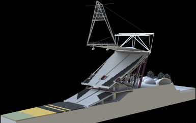 倫敦奧林匹克體育場照明系統首次使用2