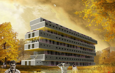 FABRIC設(shè)想馬德里的“空中街道” -1