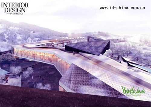 橋餐廳雪景效果圖