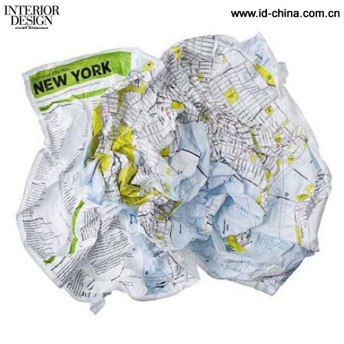 Emanuele Pizzoloruo設(shè)計(jì)不怕皺的地圖-1