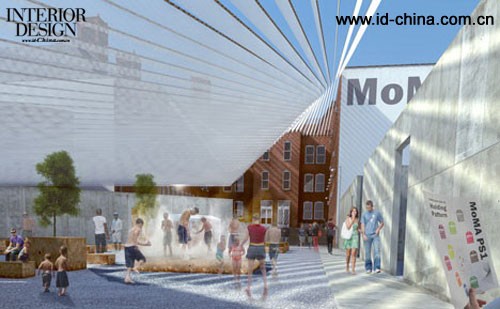 Interboro Partners的“保持圖形”庭院設計-4