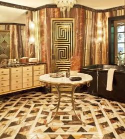  打破傳統鋪貼方式,看石材斜鋪的另類風情.